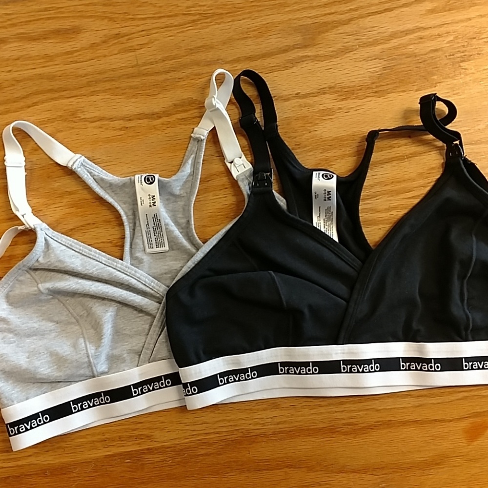 (2) Unused Bravado Nursing Bras size medium